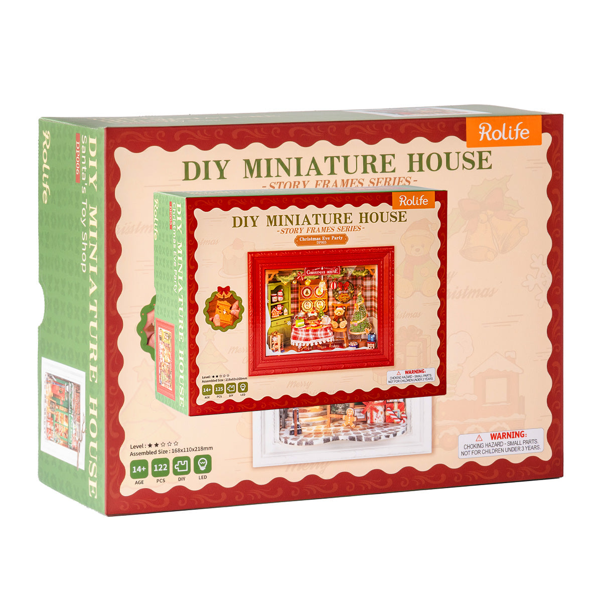Rolife Christmas Eve Party 3D Wooden Puzzle DP005