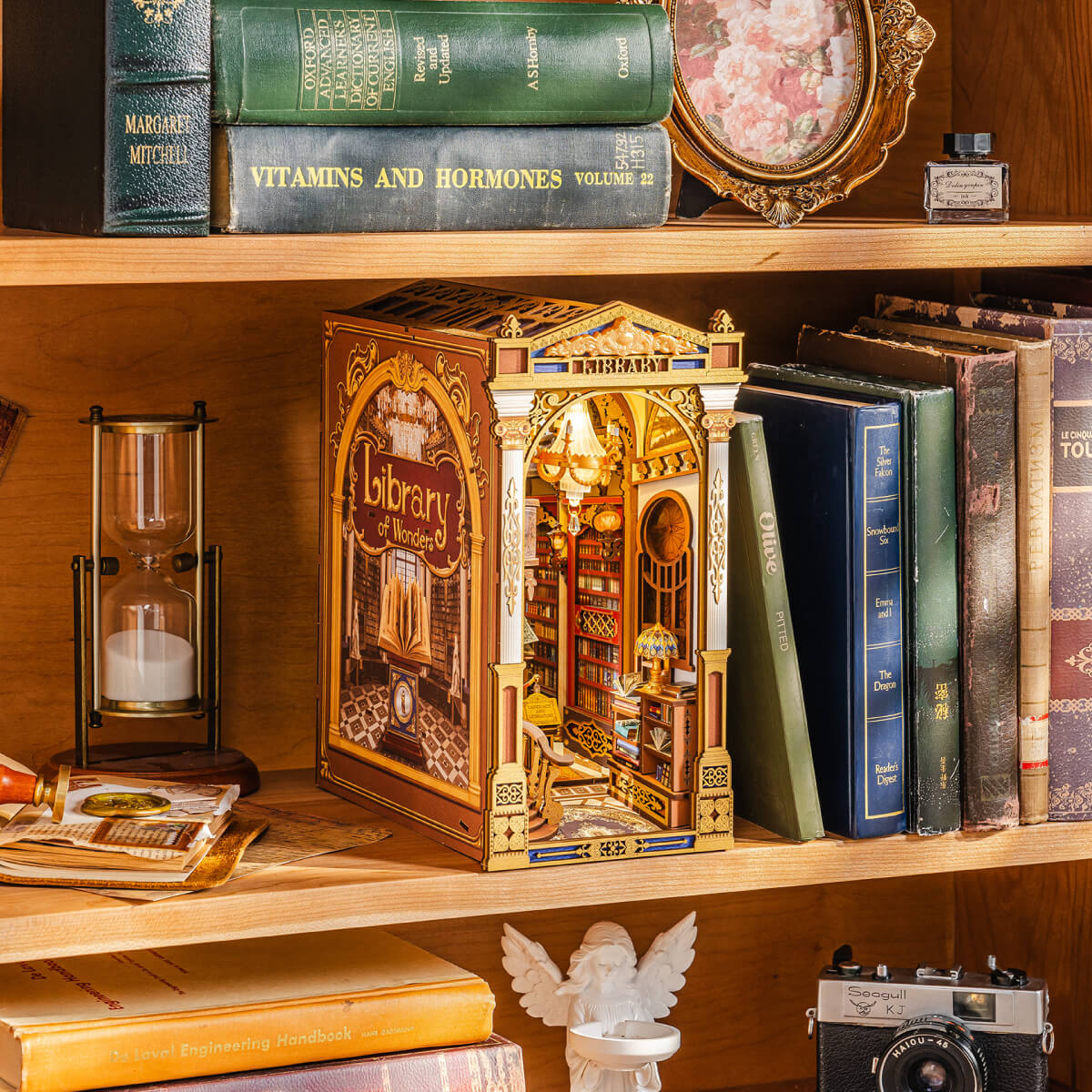 Rolife  Library of Wonders DIY Book Nook TGB16