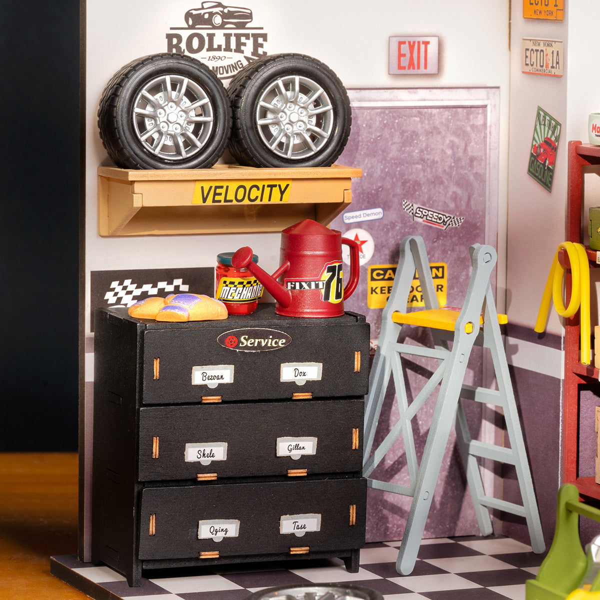 Parts Storage Area