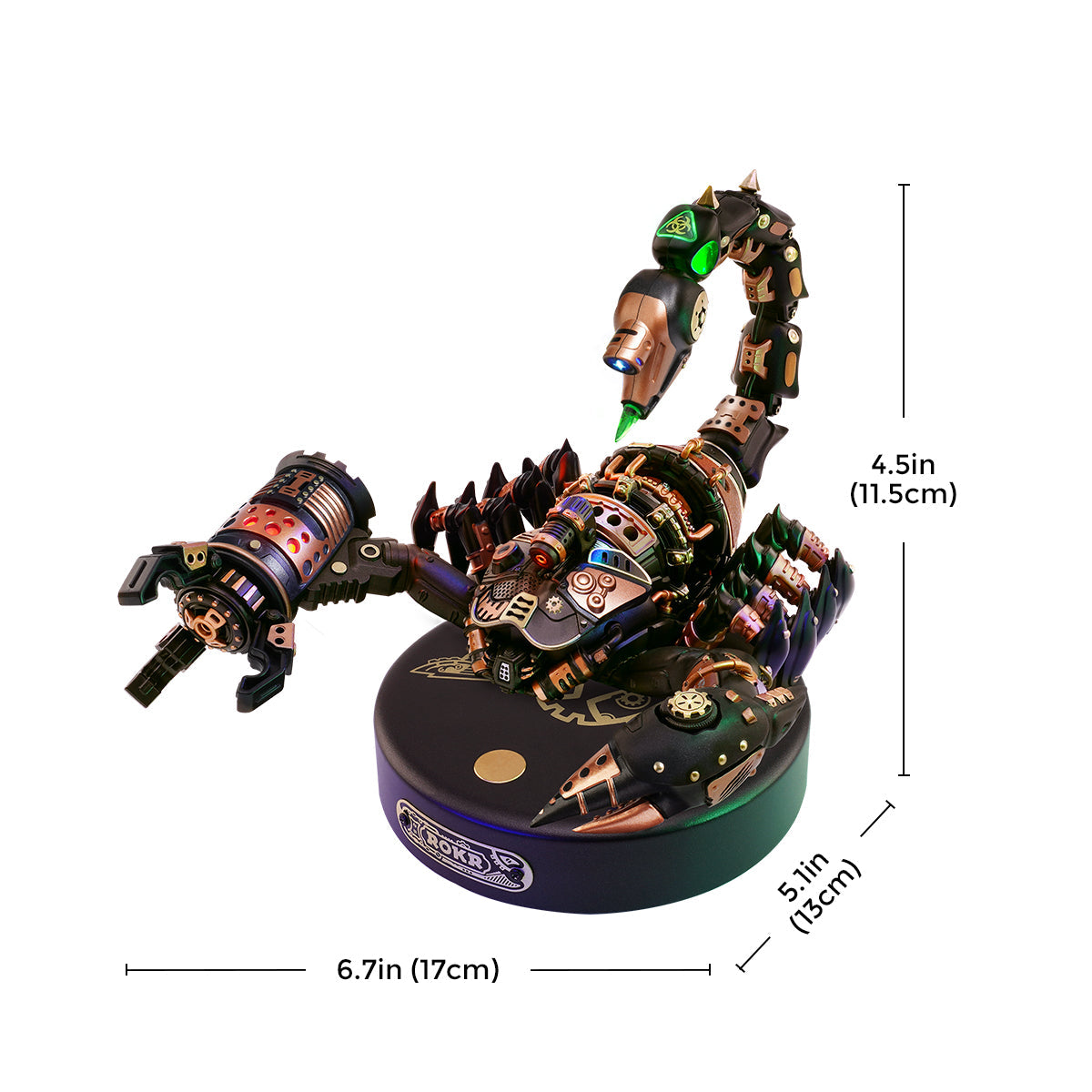 ROKR, Emperor Scorpion Model DIY, MI04, DIY mechanical model kit, lifestyle setup
