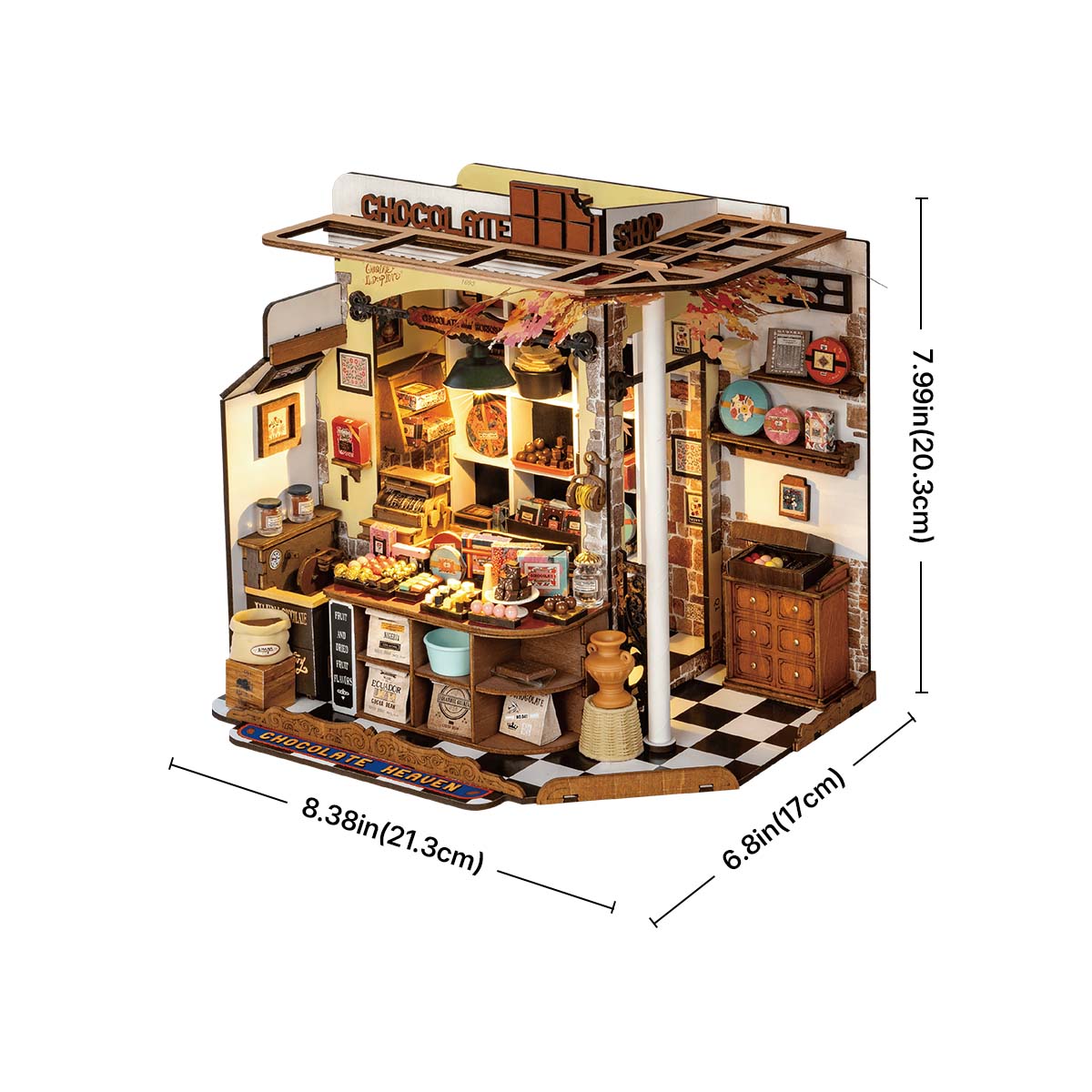 Rolife Henry's Chocolate DIY Miniature House DG174